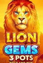 Lion Gems 3 Pots Hold and Win